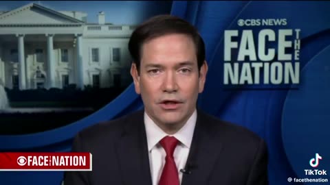 🚨 Sec Marco Rubio just defaced Face the Nation