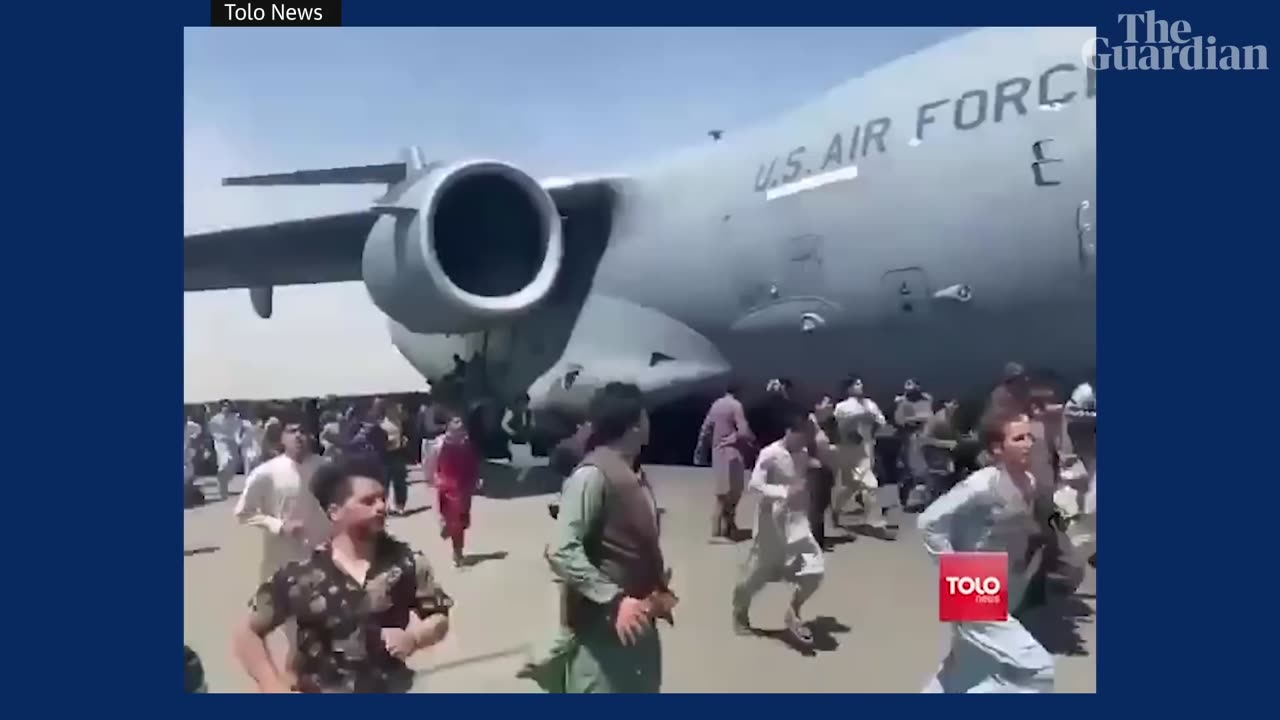 Trending: Afghans climb on to plane during takeoff in attempt to flee Taliban