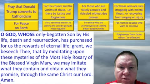 Mary's Daily Live Holy Rosary Prayer at 8:00 p.m. EST 12/06/2025