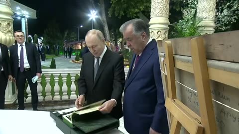 Владимир Путин и Эмомали Рахмон2