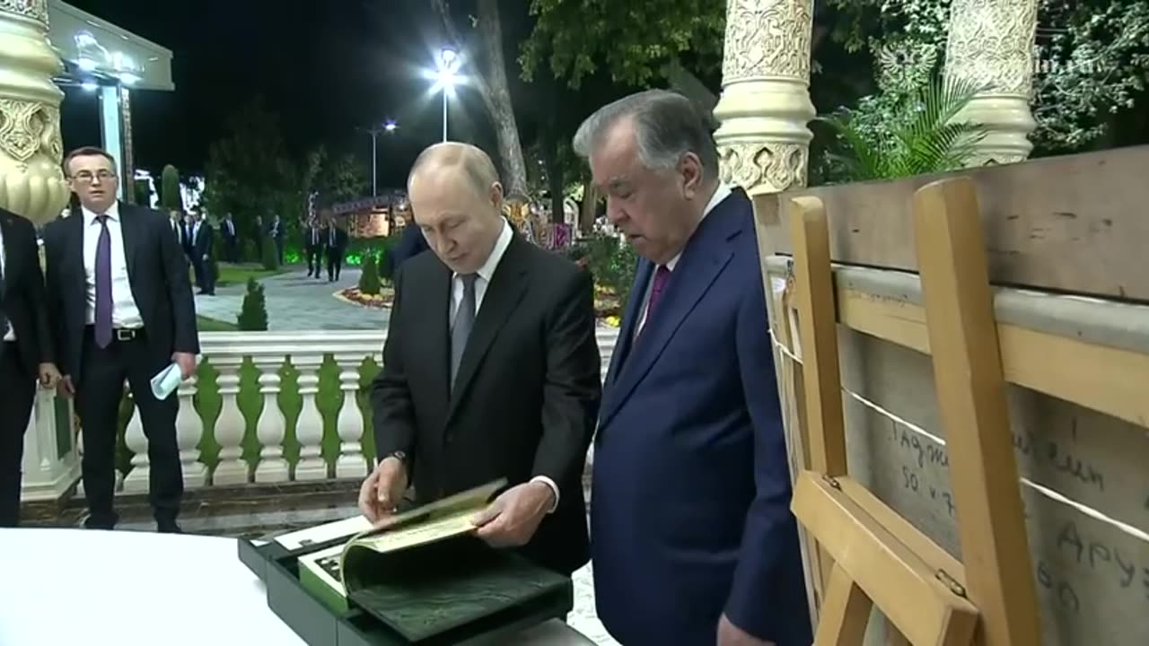 Владимир Путин и Эмомали Рахмон2