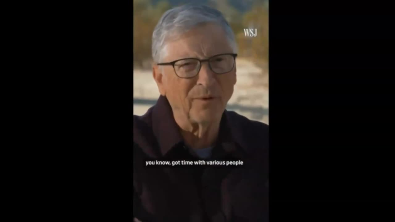 Bill Gates getting his foolish narrative out...ahead of the Epstein List release