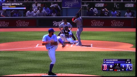 MLB The Show: Kansas City Royals vs Boston Red Sox (S23 G150 Perfect Game)