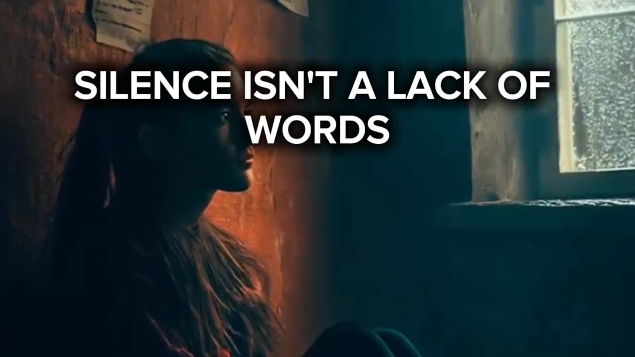 Silence speaks the loudest. 🔥