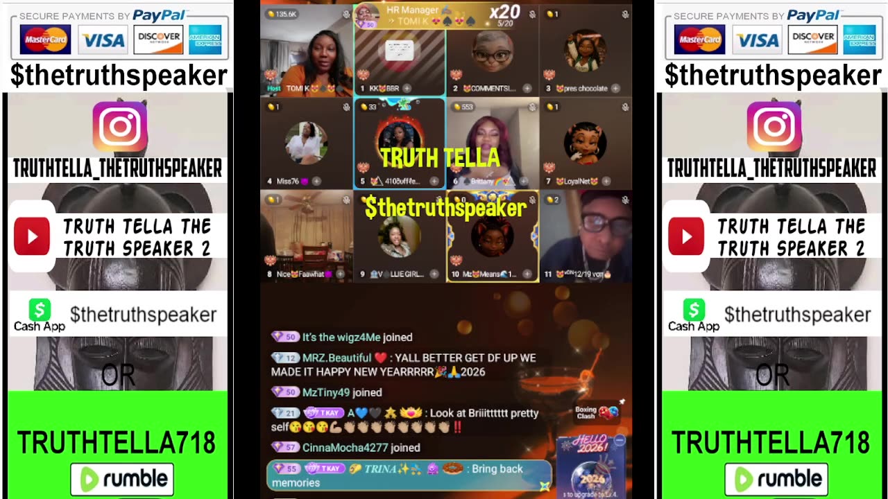 QUEEN TOMIKAY NEW YEARS PANEL