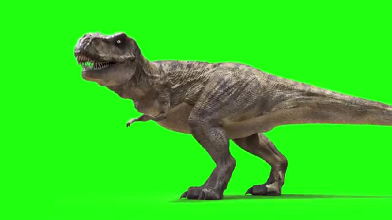 T-Rex Green screen Jurassic world Dominion