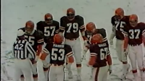 1977 NEW YORK GIANTS AT CINCINNATI BENGALS