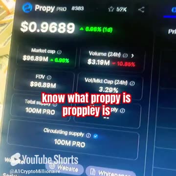 propy crypto coin price prediction #fyp