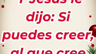 “Todo es posible para el que cree” marcos 9-23.#shortvideo #reels #youtubeshorts #ytshorts #shorts