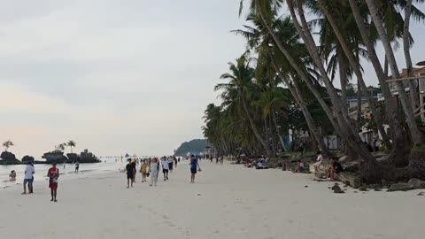 Look! This is Boracay White Beach on September 28 2025 4:50pm Walk after hurricane