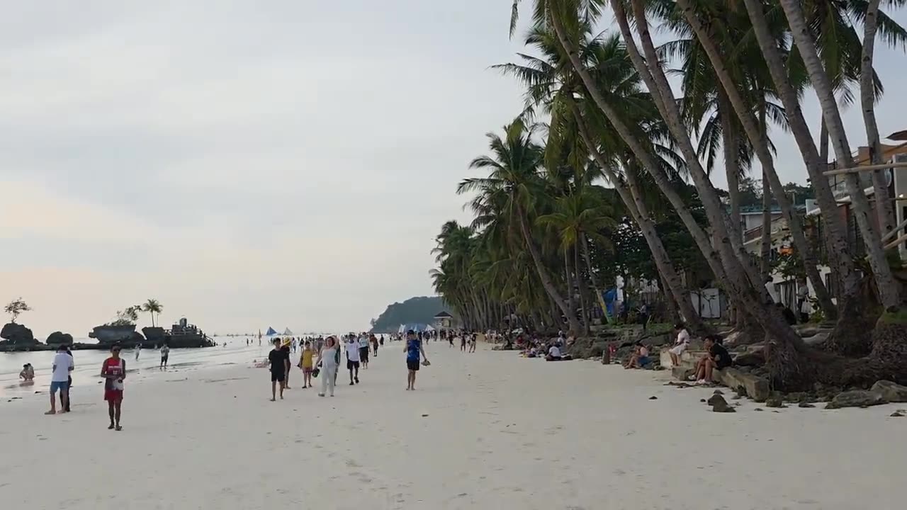 Look! This is Boracay White Beach on September 28 2025 4:50pm Walk after hurricane