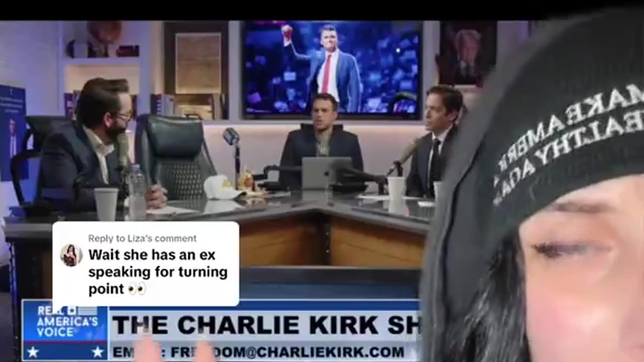 Erika Kirk and Cabot Phillips