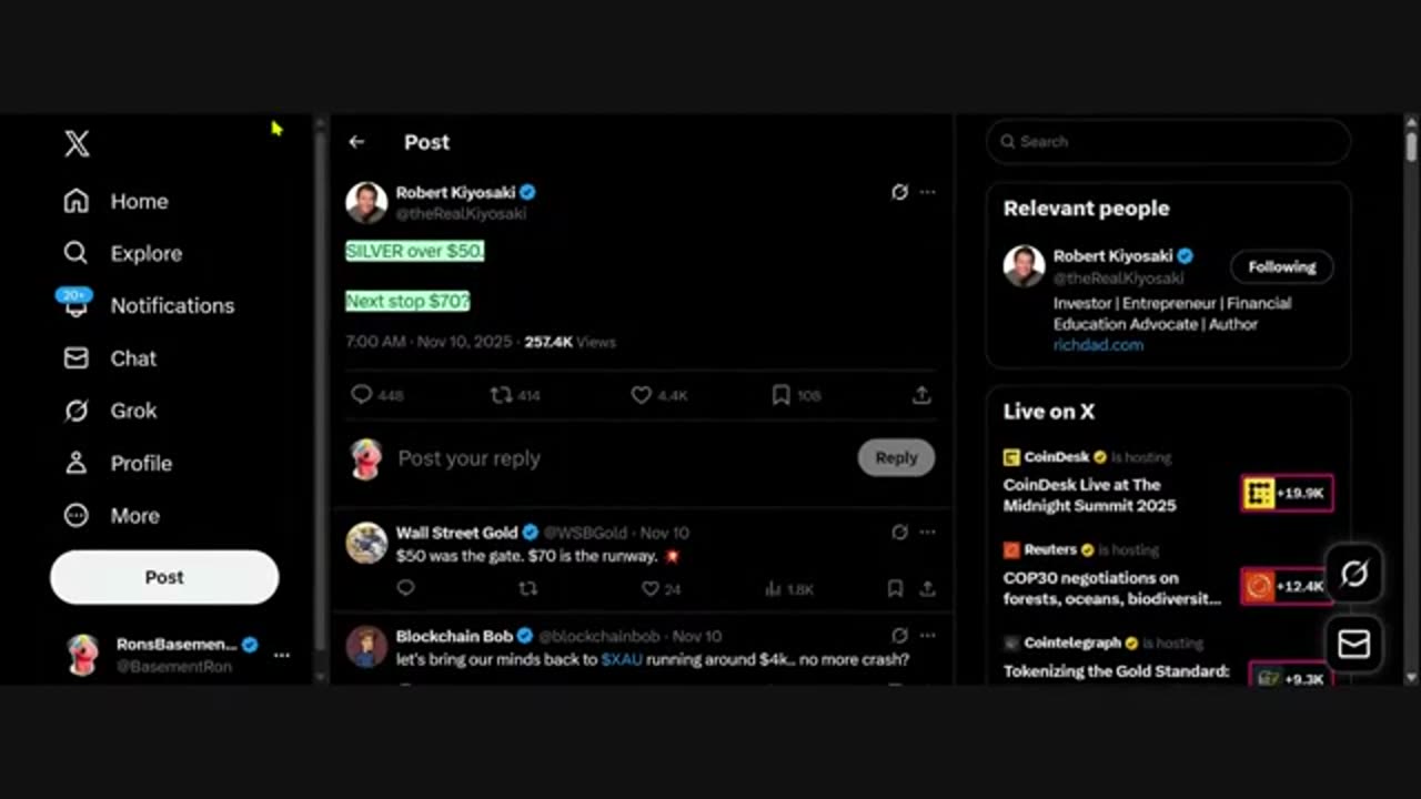 Robert Kiyosaki: This Signal Could Trigger Explosive Moves in Metals