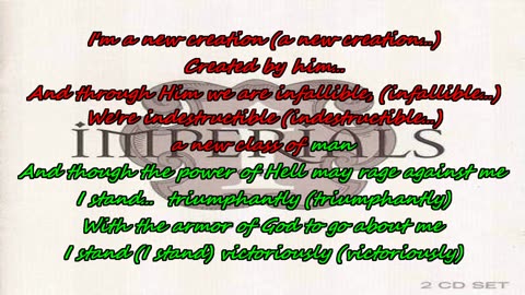 Imperials ~ New Creation {karaoke victoriously}