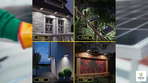 ROSHWEY Solar Gutter Lights 200LM