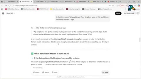 History & The Bible & Various Topics