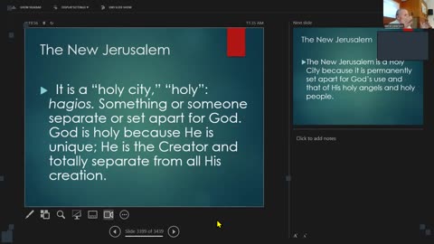 Sunday October 5, 2025 Revelation: The New Jerusalem and the Bride of Christ (1)