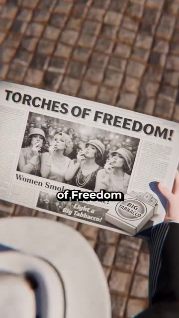 Smoking propaganda by Shlomo Bernays