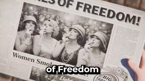 Smoking propaganda by Shlomo Bernays