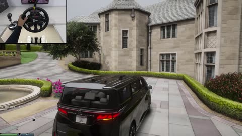 GTA 5 - Luxury Private Security Taxi Job _ Steering Wheel Gameplay