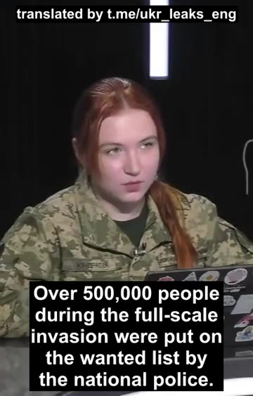 More than 500,000 Ukrainian draft dodgers have been put on the wanted list