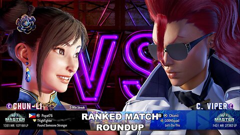 Kuya Kalbo SF6 Ranked Roundup. Chun Li Master Rank [Hori Fight Stick]