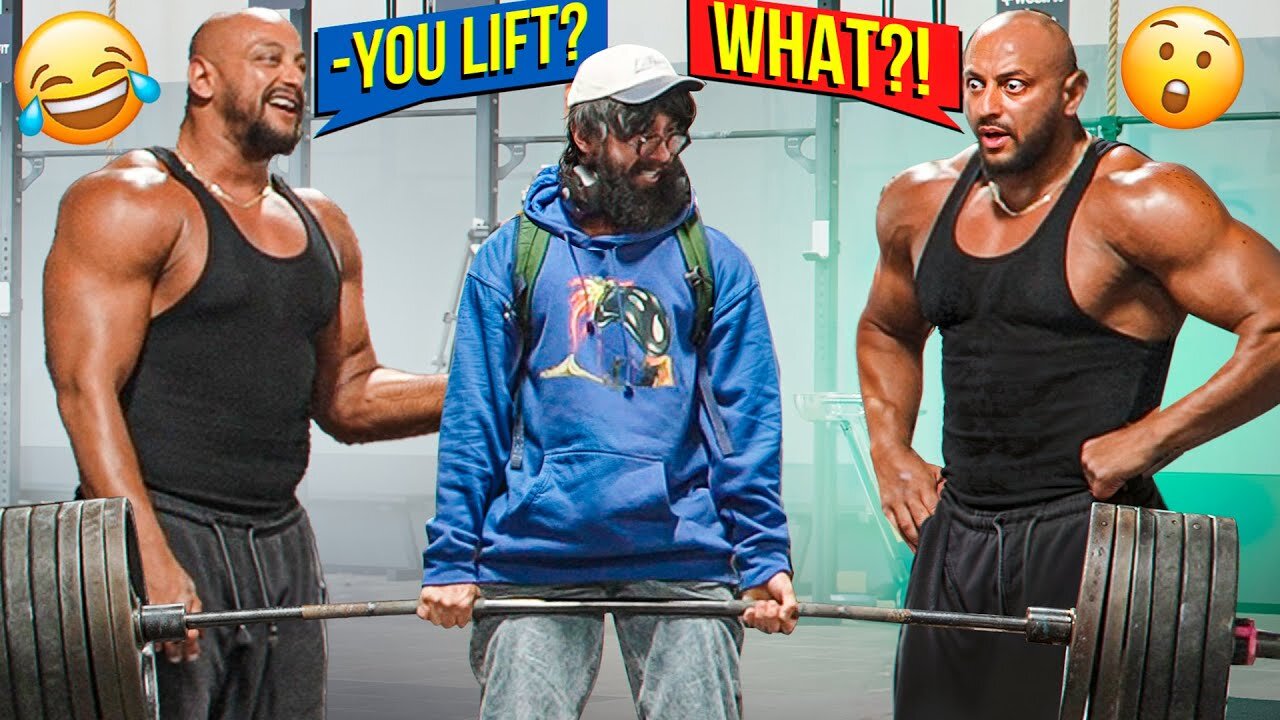 Anatoly Use FAKE WEIGHTS in gym PRANK... ｜ ANATOLY pretended to be a Beginner #11