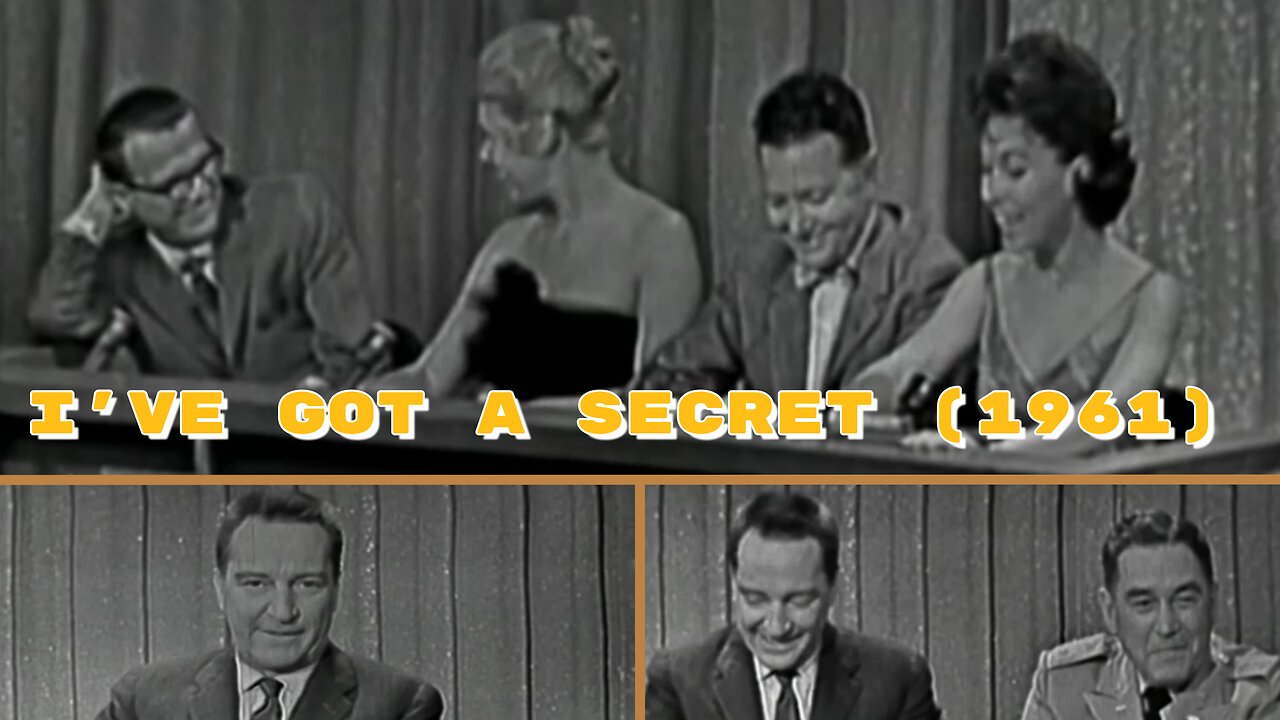 I've Got A Secret (1961) Classic Game Show with Gary Moore & Celebrity Panel