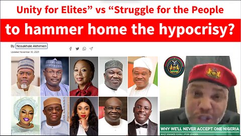 Nnamdi Kanu: Elites Push One Nigeria Because They Benefit—Not for the People’s Freedom