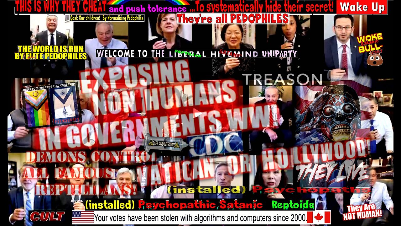 100% Proof of the Demonic Liberal Psychopathic Hivemind! – OBEY! ‘They Live’ edition - Marcum