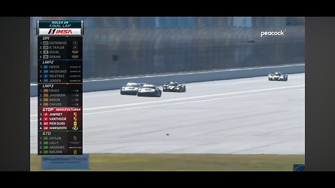 Daytona 24hr Race Last Lap Crash