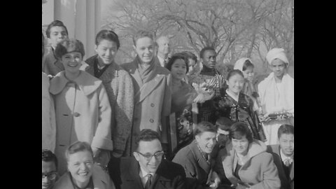 Herald Tribune Forum In The White House (Original Black & White Film)