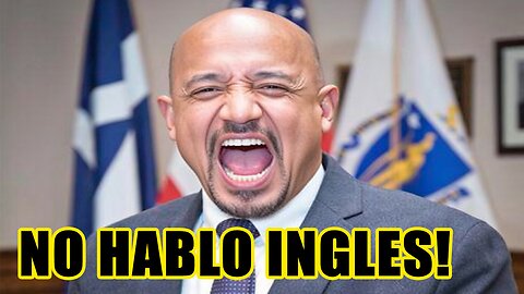 Democrat Mayor CAN'T SPEAK ENGLISH! No BULLS**T!