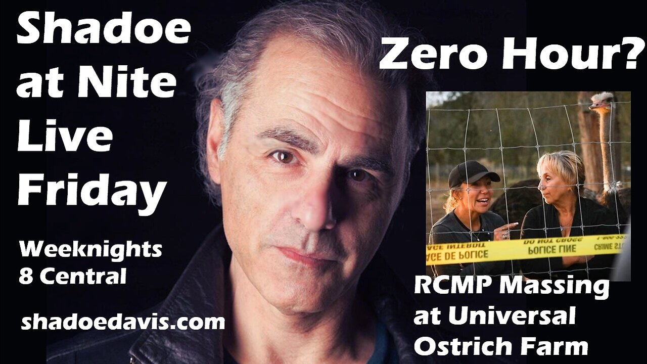 Oct. 3rd/2025- Zero Hour at Universal Ostrich Farm, RCMP Massing