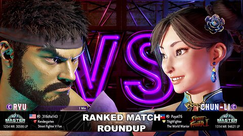 Kuya Kalbo SF6 Ranked Roundup. Chun Li Master Rank [Hori Fight Stick]