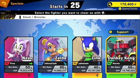 SSBU Online Spectator Mode with Special Characters Quickie 1/11/26