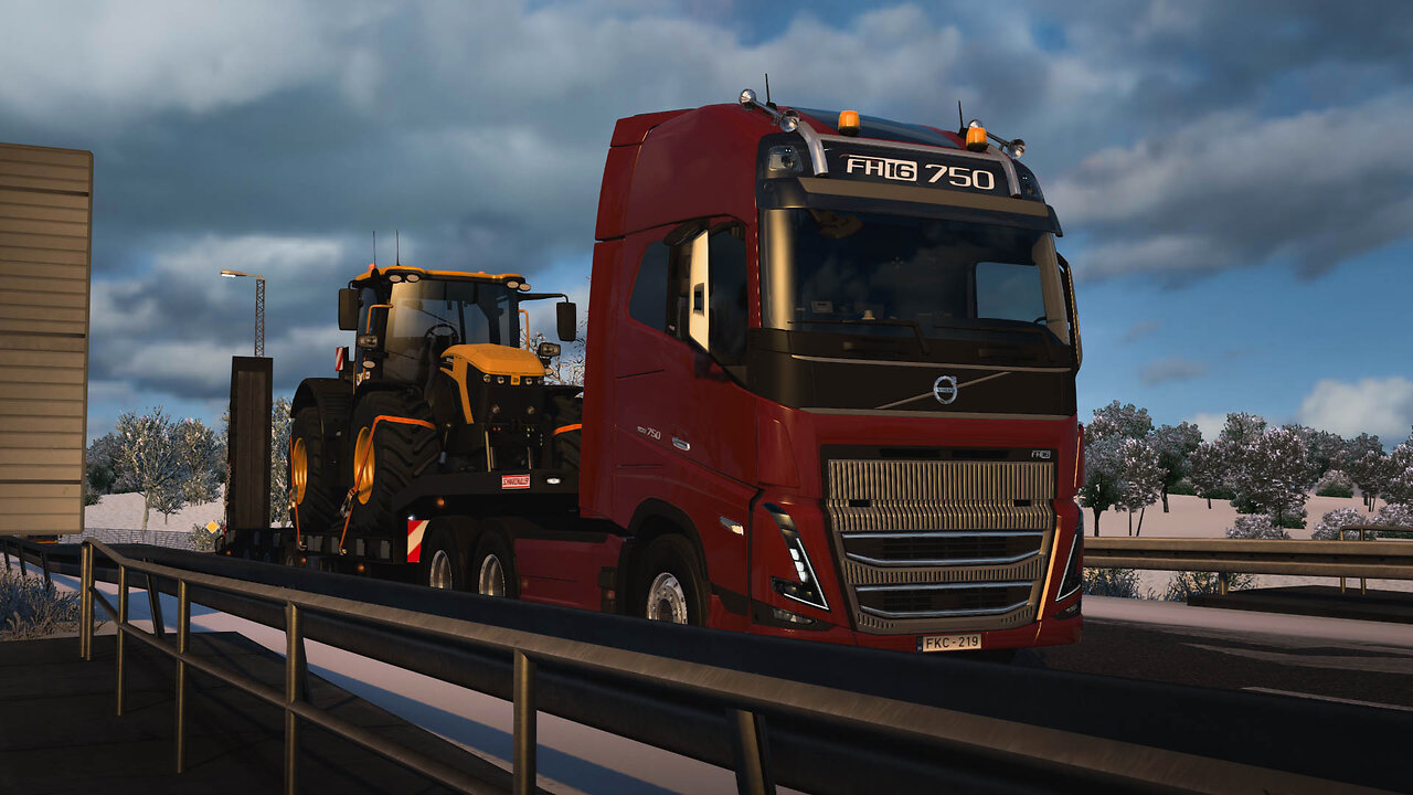 ETS2 Volvo FH5 750 | Växjö SE to Karlskrona SE | Tractor JCB Fastrac 4220 13t