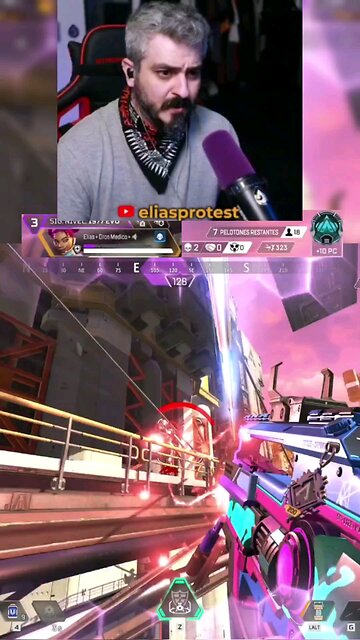 pusheando como bots casi sale mal 🤭🤩 #apex #apexlegends #eliasprotest