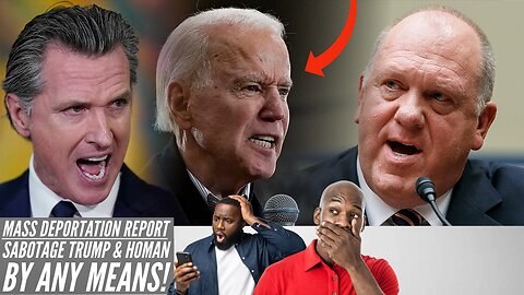 Newsom & Biden WORKING OVERTIME To SABOTAGE Trump & Homan's Mass Deportations