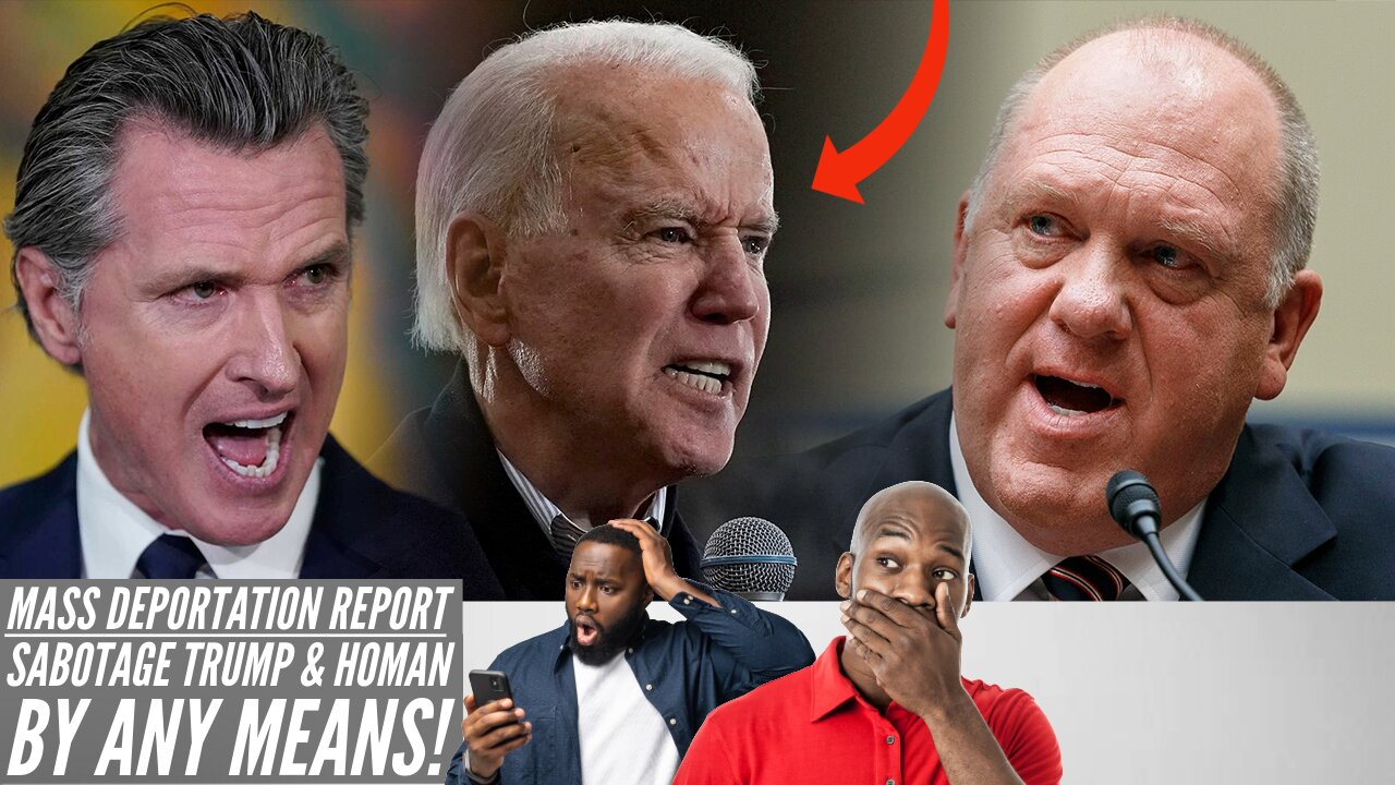 Newsom & Biden WORKING OVERTIME To SABOTAGE Trump & Homan's Mass Deportations