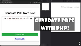 Create PDF Files with PHP (No Libraries Needed!) - Easy Guide for Beginners