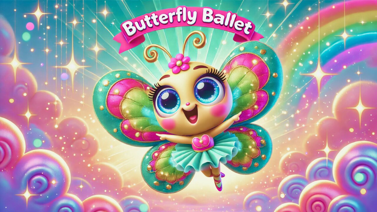 🦋 Butterfly Ballet | A Graceful Dance of Colors – Kids Song 🎶
