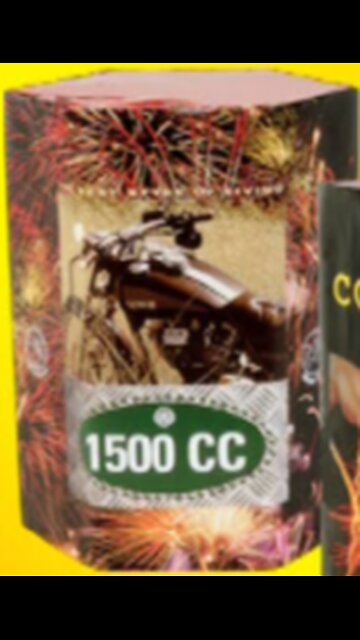 BKV 1500 CC - Vuurwerk Cake