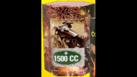 BKV 1500 CC - Vuurwerk Cake