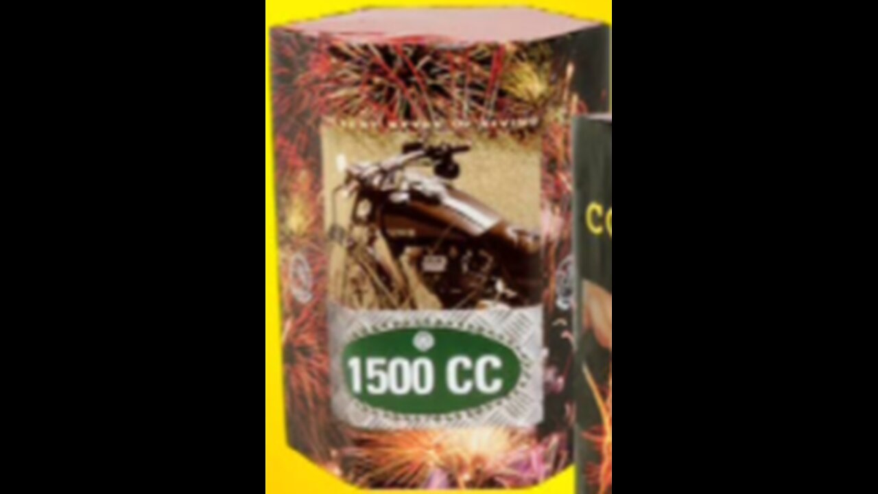 BKV 1500 CC - Vuurwerk Cake