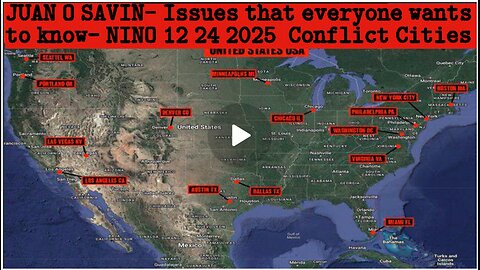 JUAN O SAVIN- Issues that everyone wants to know- NINO 12 24 2025