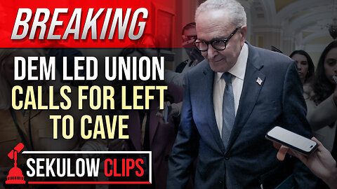 BREAKING: Democrat Led Union Turns Against the Left to End Federal Shutdown