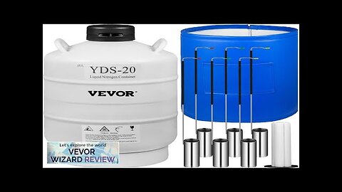 VEVOR 20L Liquid Nitrogen Tank Aluminum Alloy Liquid Nitrogen Dewar Static Cryogenic Review