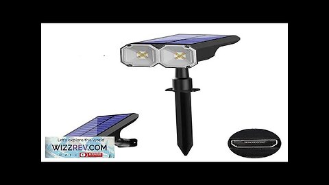 Solar Ground Light USB Rechargeable Outdoor Lawn Light Landscape Garden Light Solar Review