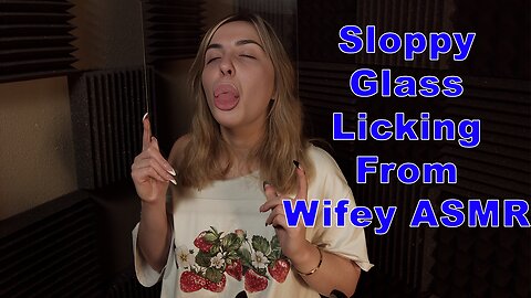 Tingly Glass Licking ASMR - Binaural ASMR with Free Space Pro II